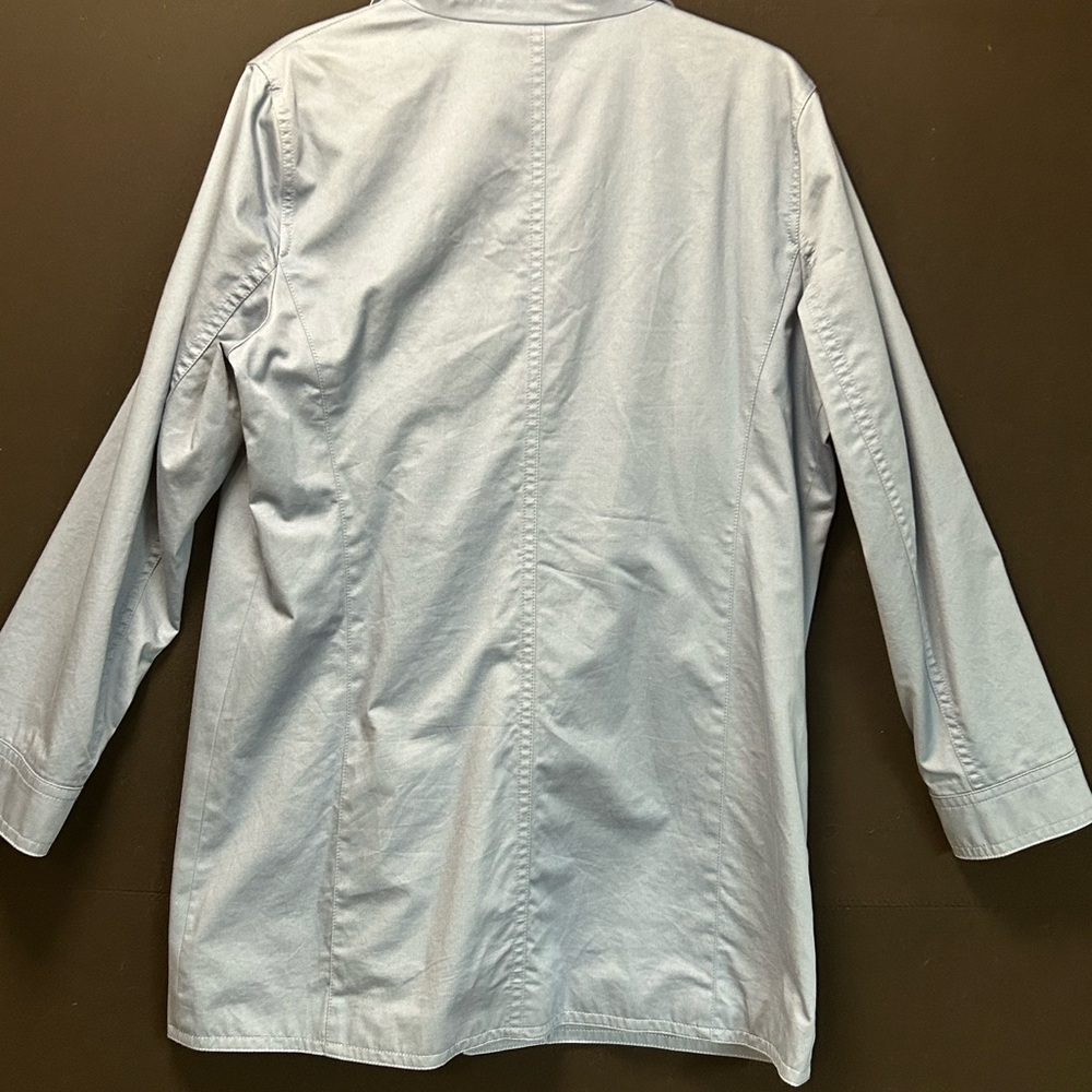 Coach Light Blue Short Trench - Picture 9 of 11